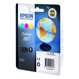 Epson oryginalny ink  tusz C13T26704010  267  color  6 7ml  Epson WF-100W