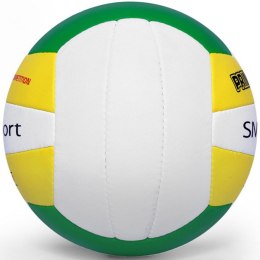 Piłka siatkowa SMJ sport Princess Competition biało-żółto-zielona