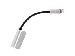Adapter / przejściówka audio do Apple Lightning do Mini Jack 3.5 mm (silver)
