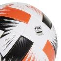 Piłka nożna adidas Tsubasa League biało-czarno-niebiesko-czerwona FR8368