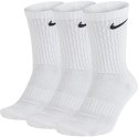 Skarpety Nike Everyday Cushioned Crew 3 pary białe SX7664 100