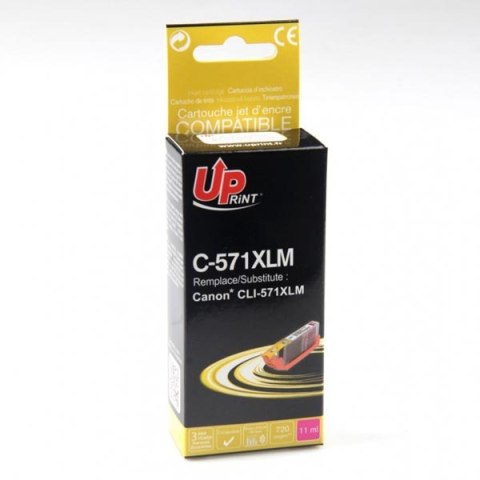 UPrint kompatybilny ink / tusz z CLI571M XL, magenta, 800s, 11ml, C-571XLM, high capacity, dla Canon PIXMA MG5750, MG5751, MG575