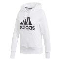 Bluza damska adidas Badge of Sport Overhead Fleece Hoodie biała GC6916