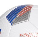 Piłka nożna adidas Tiro COM biało-niebieska FS0392