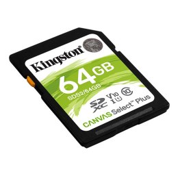 Kingston karta Canvas Select Plus, 64GB, SDXC, SDC2/64GB, UHS-I U3 (Class 10), A1