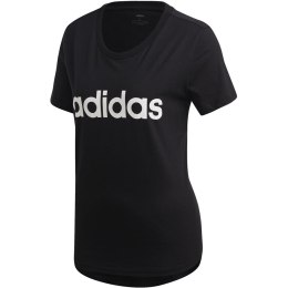 Koszulka damska adidas Essentials Linear Slim Tee czarna DP2361