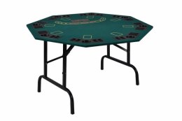 Składany stół do pokera dla 8 osób z uchwytami na napoje