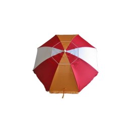 Parasol Plażowo Balkonowy Royokamp Śr. 220cm Czerwono - Pomarańczowy
