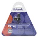 Defender, MIC-109, mikrofon, czarny, zestaw głośnomówiący