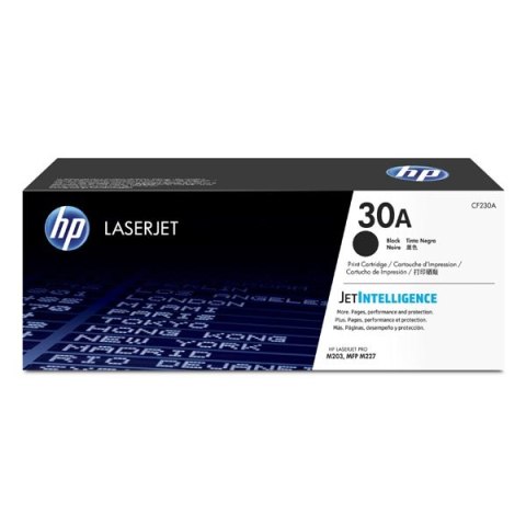 HP oryginalny toner CF230A, black, 1600s, HP 30A, HP LaserJet Pro MFP M227sdn,227fdw,M203dw,dn Printer