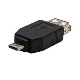 Redukcja, USB (2.0), USB micro (2.0) M-USB A (2.0) F, 0, czarna, Logo