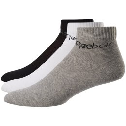 Skarpety Reebok Active Core Ankle Sock 3 pary białe, szare, czarne FL5228