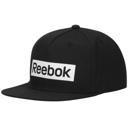 Czapka z daszkiem męska Reebok Linear Logo Cap OSFM czarna FR8243