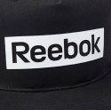 Czapka z daszkiem męska Reebok Linear Logo Cap OSFM czarna FR8243
