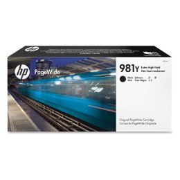 HP oryginalny ink   tusz L0R16A  HP 981Y  black  20000s  343.5ml  extra duża pojemność  HP PageWide MFP E58650  556  Flow 586