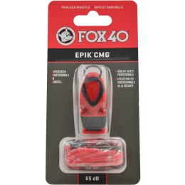Gwizdek Fox 40 Epik CMG czerwony ze sznurkiem 8803-0108