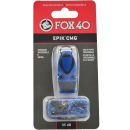 Gwizdek Fox 40 Epik CMG niebieski ze sznurkiem 8803-0508