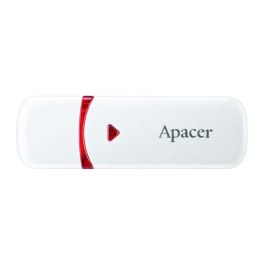 Apacer USB flash disk, 2.0, 16GB, AH333, biały, AP16GAH333W-1, z osłoną