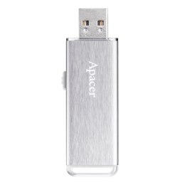 Apacer USB flash disk, 2.0, 16GB, AH33A, srebrny, AP16GAH33AS-1, z oczkien na brelok wysuwane złącze
