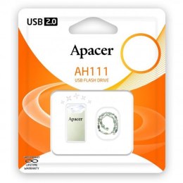 Apacer USB flash disk, 2.0, 32GB, AH111, srebrny, AP32GAH111CR-1