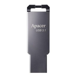 Apacer USB flash disk, 3.1, 32GB, AH360, srebrny, AP32GAH360A-1, z oczkien na brelok