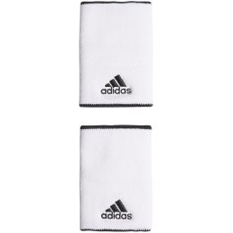 Frotki na rękę adidas Tennis Wristband Large OSFM białe 2 szt. FK0915