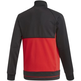 Bluza dla dzieci adidas Tiro 17 Polyester Jacket JUNIOR czarno-czerwona BQ2609