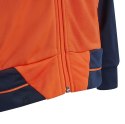 Bluza dla dzieci adidas Tiro 17 Polyester Jacket JUNIOR granatowo-pomarańczowa BQ2614