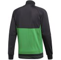 Bluza męska adidas Tiro 17 Polyester Jacket czarno-zielona BQ2599