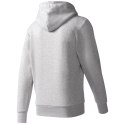 Bluza męska adidas Essentials Chest Logo Pullover Hood Fleece szara B45729