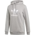 Bluza męska adidas Trefoil Hoodie szara CY4572