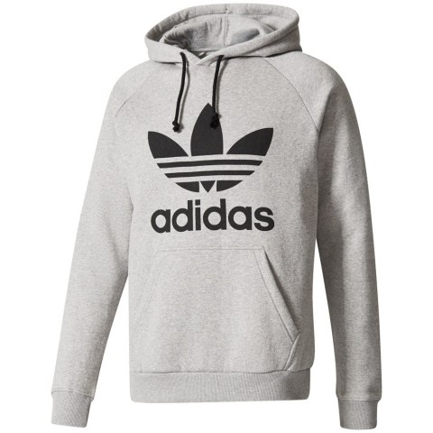 Bluza męska adidas Trefoil Hoody szara BR4164