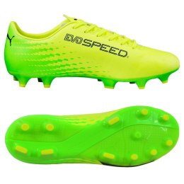 Buty piłkarskie Puma Evo Speed 17.4 FG żółto-zielone 104017 01