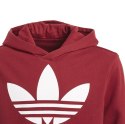 Bluza dla dzieci adidas J TRF Hoodie JR czerwona CD6501