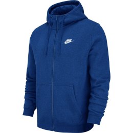 Bluza męska Nike M NSW Hoodie FZ FLC Club niebieska 804389 438