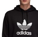 Bluza męska adidas Trefoil Hoodie czarna DT7964