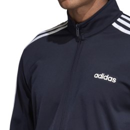 Bluza męska adidas Essentials 3 Stripes Tricot Track Top granatowa DU0445