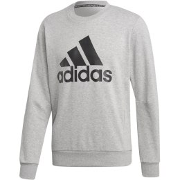 Bluza męska adidas MH Bos Crew FT szara DT9937