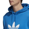 Bluza męska adidas Trefoil Warm Up Hoody niebieska DT7965