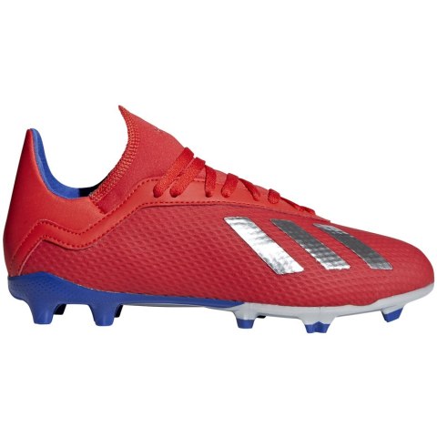 Buty piłkarskie adidas X 18.3 FG JR czerwone BB9371