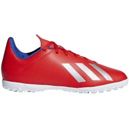 Buty piłkarskie adidas X 18.4 TF JR czerwone BB9417