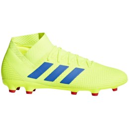 Buty piłkarskie adidas Nemeziz 18.3 FG żółto niebieskie BB9438