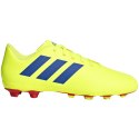 Buty piłkarskie adidas Nemeziz 18.4 FxG JR żółto niebieskie CM8509