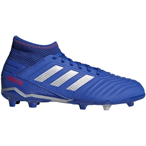 Buty piłkarskie adidas Predator 19.3 FG JR niebieskie CM8533