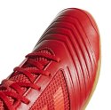 Buty piłkarskie adidas Predator 19.4 IN Sala czerwone D97976