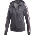 Bluza damska adidas W Essentials 3S FZ HD szara DU0657