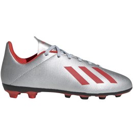 Buty piłkarskie adidas X 19.4 FxG JR srebrne F35362