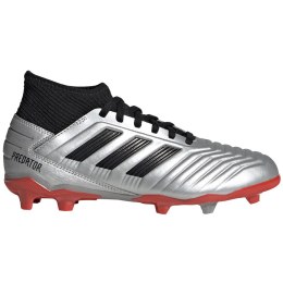 Buty piłkarskie adidas Predator 19.3 FG JR srebrne G25795