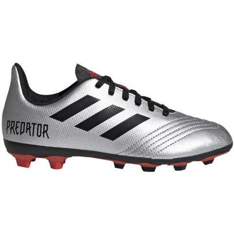 Buty piłkarskie adidas Predator 19.4 FxG JR srebrne G25822