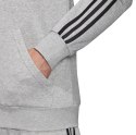 Bluza męska adidas Essentials 3 Stripes Fullzip szara DU0473